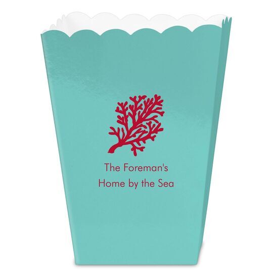 Coral Reef Mini Popcorn Boxes